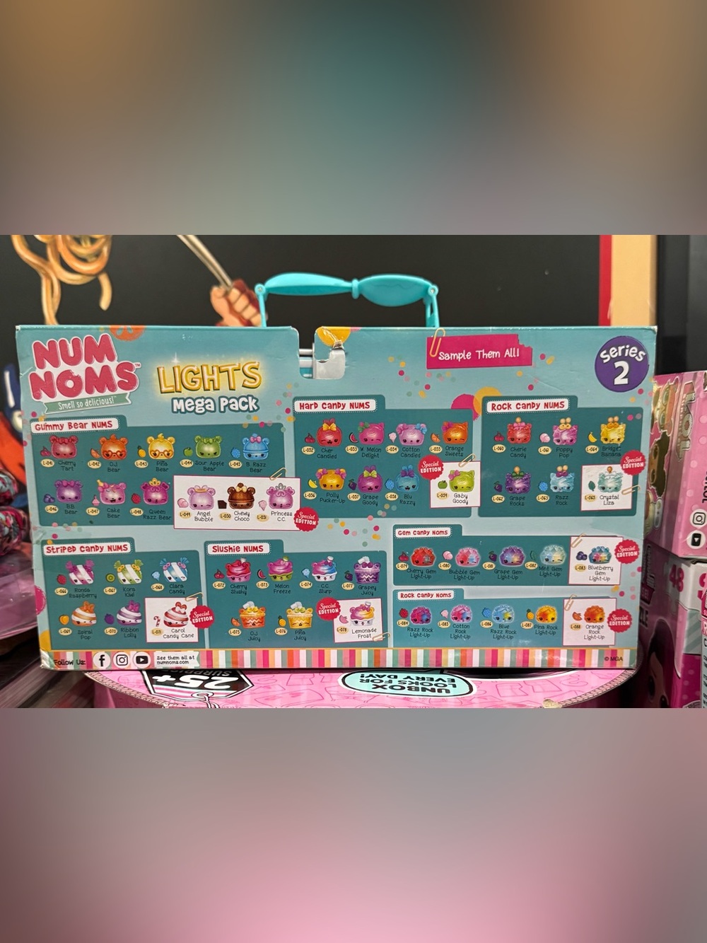 Num Noms Series 2 Mega Pack Style 1 Ice Cube Tray Case Sealed NEW NWT RARE HTF - Picture 2 of 2
